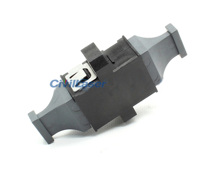 MPO Platic Fiber Optic Adapter Black Flange Plate